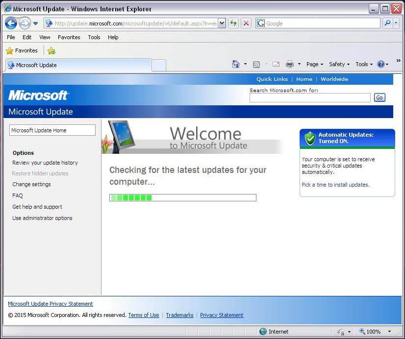 Windows Update - Windows XP