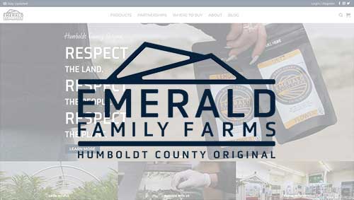 tech bandito - portfolio - emerald family farms - logo cover